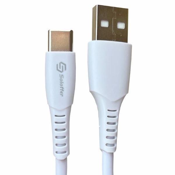 کابل تبدیل USB به USB-C سولفار مدل Galaxy A23 به طول 1 متر