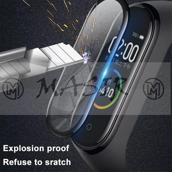 محافظ صفحه نمایش نانو مسیر مدل PMMA مناسب برای ساعت هوشمند شیائومی Mi band 4