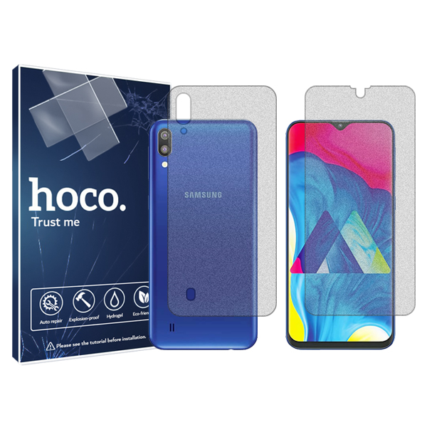 محافظ صفحه نمایش مات هوکو مدل HyMTT مناسب برای گوشی موبایل سامسونگ  Galaxy M 10 به همراه محافظ پشت گوشی