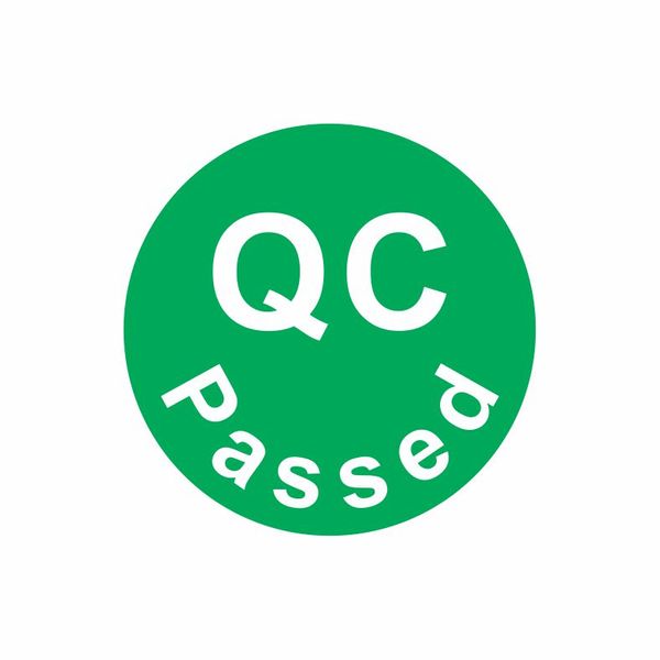 برچسب مدل QC PASSED کد 28 مجموعه 1000 عددی