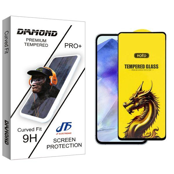 محافظ صفحه نمایش جی اف مدل Diamond Y-Horo مناسب برای گوشی موبایل سامسونگ Galaxy A55