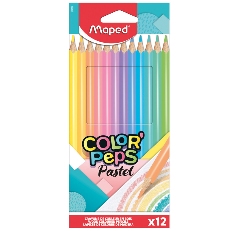 مداد رنگی 12 رنگ مپد مدل pastel کد 146666