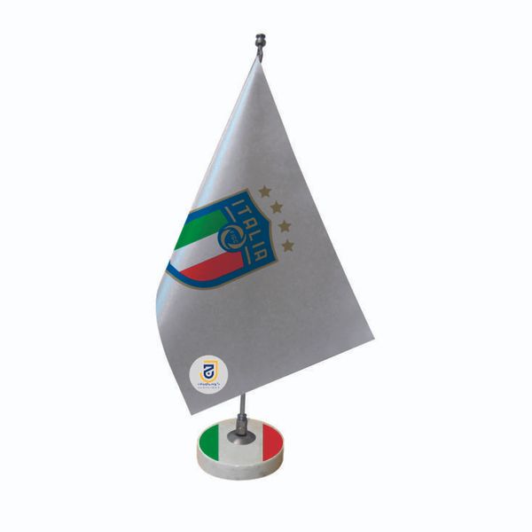 پرچم رومیزی جاویدان تندیس پرگاس مدل تیم ایتالیا کد 2