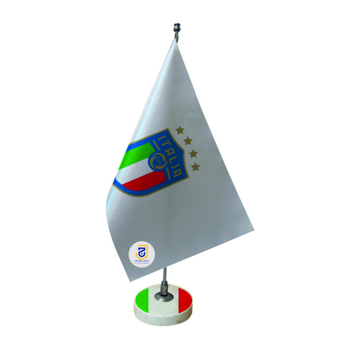پرچم رومیزی جاویدان تندیس پرگاس مدل تیم ایتالیا کد 2