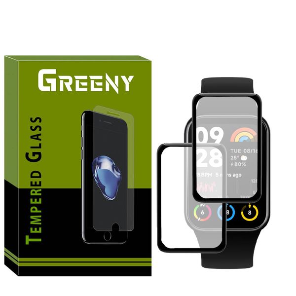 محافظ صفحه نمایش گرینی مدل GR_PM مناسب برای ساعت هوشمند شیائومی Mi Band 8 Pro بسته 2 عددی