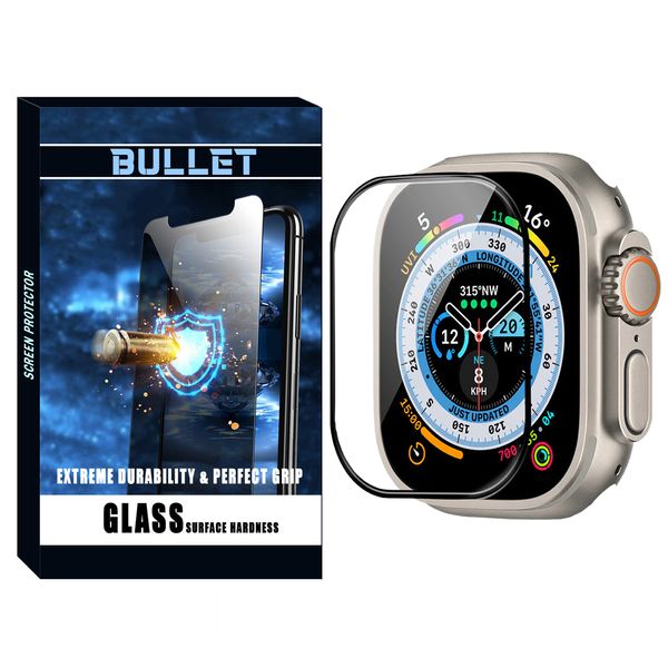محافظ صفحه نمایش شیشه‌ای بولت مدل SH-FULL-BL مناسب برای ساعت هوشمند ویرفیت T900 Ultra