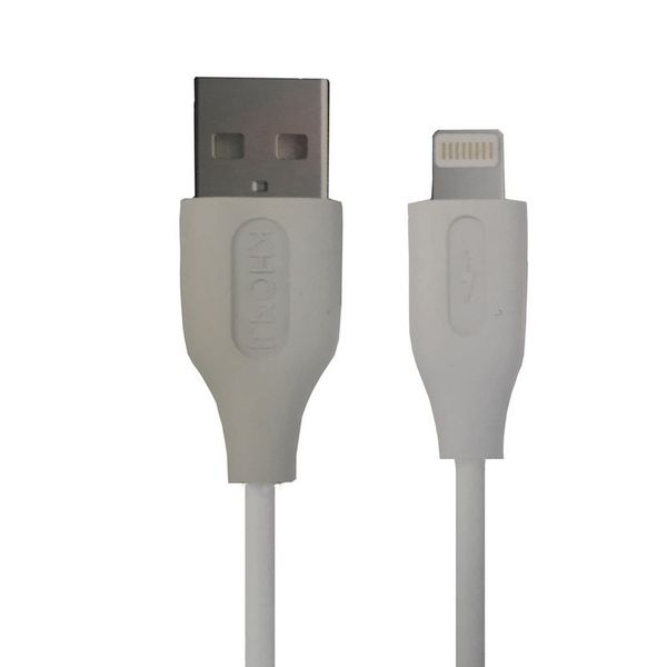 کابل تبدیل USB به لایتنینگ مدل اکونومی 2028 طول 1 متر بسته 2 عددی
