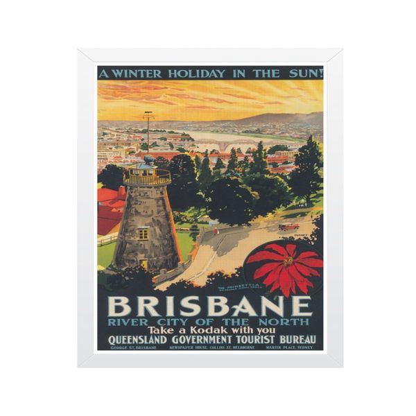 تابلو مدل سفر قدیمی بریزبن استرالیا هنر کوئینزلند