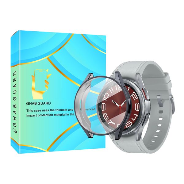  کاور قاب گارد مدل GRDCIRSHGR مناسب برای ساعت هوشمند سامسونگ Galaxy Watch 6 Classic 47 mm