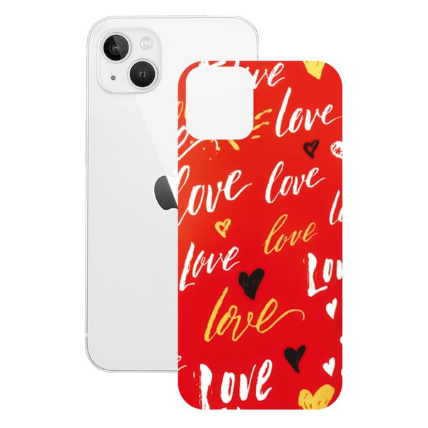 برچسب پوششی راک اسپیس طرح Love مناسب برای گوشی موبایل اپل iPhone 13