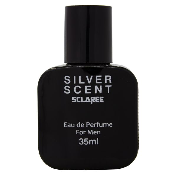  عطر جیبی مردانه اسکلاره مدل  Silver scent حجم 35 میلی لیتر مجموعه دو عددی 