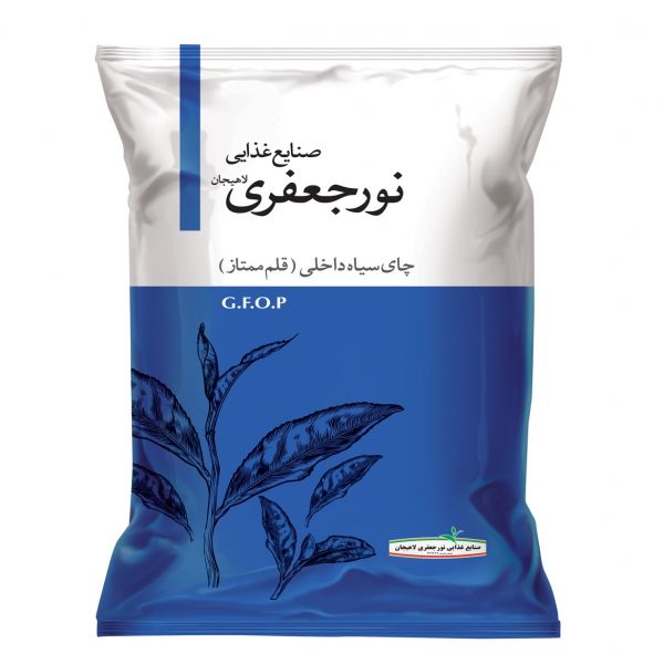 چای سیاه‌قلم ممتاز بهاره شرکت صنايع غذايي نورجعفري لاهيجان - 500 گرم