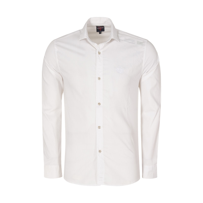 پیراهن مردانه کد PVLF-W-M-9903 رنگ سفید
