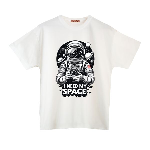 تی شرت آستین کوتاه پسرانه مدل فضانورد