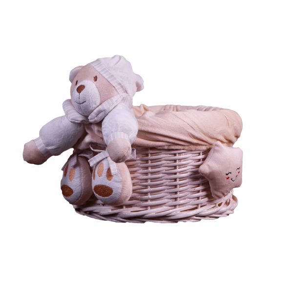 سبد لوسیون کودک مدل خرس گرد 