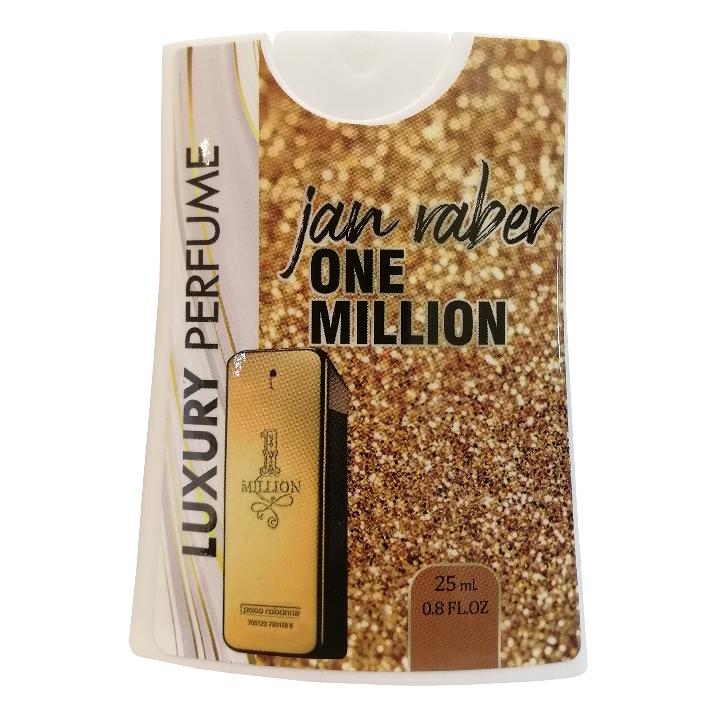 عطر جیبی مردانه جانرابر مدل One Million حجم 25 میلی لیتر