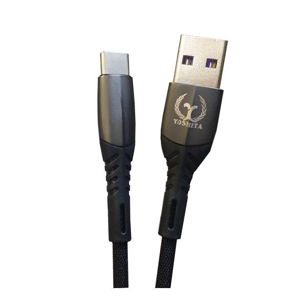 کابل تبدیل USB به USB-C یوشیتا مدل 1-A53 طول 1 متر