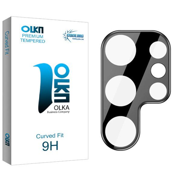 محافظ لنز گوشی کولینگ مدل Olka 3D مناسب برای گوشی موبایل سامسونگ Galaxy S24 Ultra