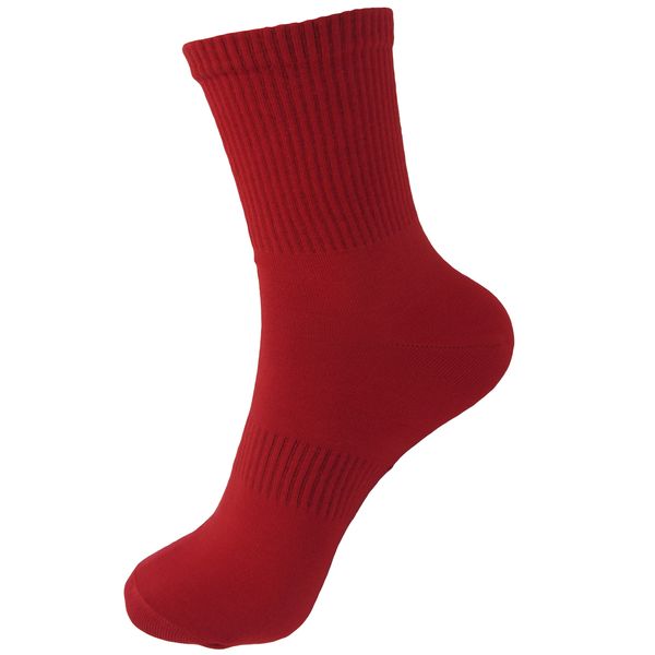 جوراب ورزشی مردانه ادیب مدل اسپرت کش انگلیسی کد MNSPT رنگ قرمز 