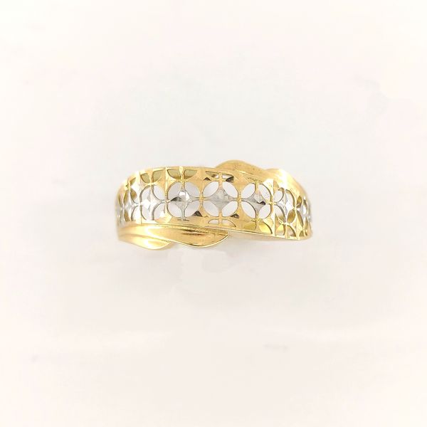 انگشتر طلا 18 عیار زنانه طلا و جواهرسازی افرا مدل 188