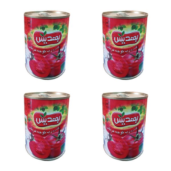 رب گوجه فرنگی بهدیس - 400 گرم بسته 4 عددی