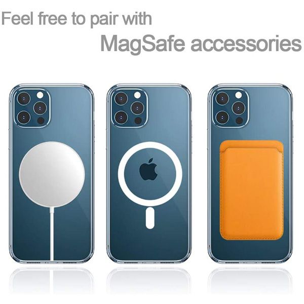 کاور کیو وای اچ مدل مگ سیف مناسب برای گوشی موبایل اپل 12proوiphone 12 به همراه کیف