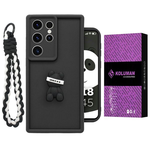 کاور کلومن مدل Hussel مناسب برای گوشی موبایل سامسونگ Galaxy S24 Ultra به همراه بندآویز