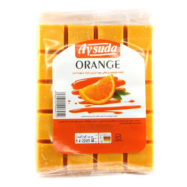 شکلات تخته ای پرتقالی آی سودا - 220 گرم