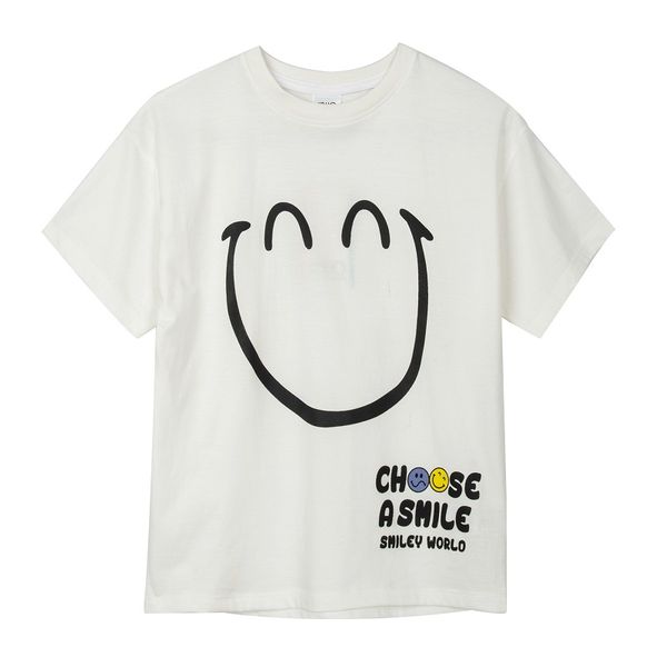 تی شرت آستین کوتاه بچگانه جی بی جو مدل smile کد 3081