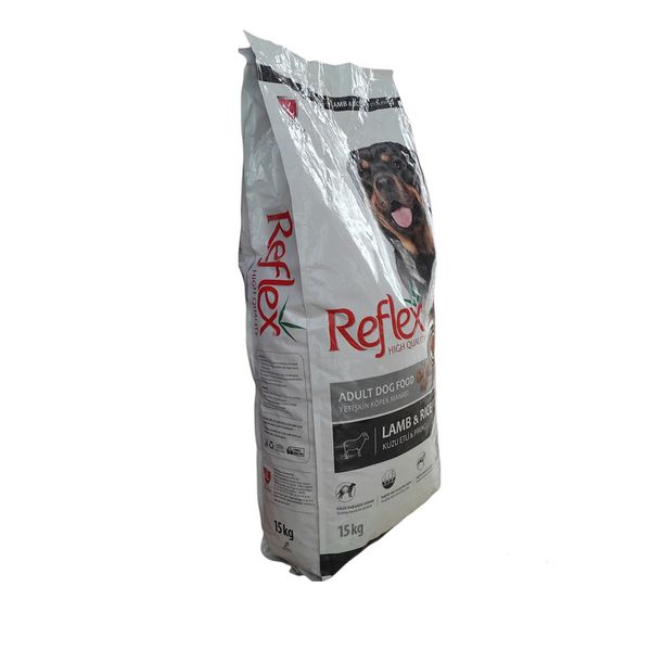 غذای خشک سگ رفلکس مدل ادالت بره و برنج وزن 15 کیلوگرم