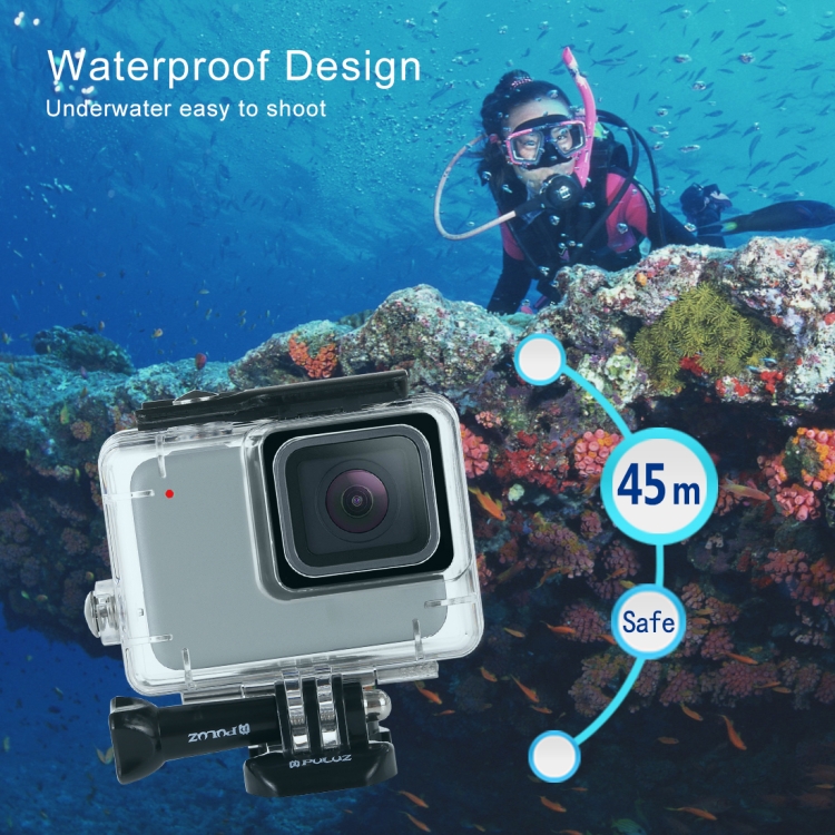 کاور ضدآب پلوز مدل Diving مناسب برای دوربین ورزشی GoPro HERO 7 / 6 / 5