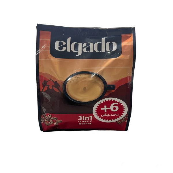 پودر قهوه فوری 3 در یک الگادو - 18 گرم بسته 54 عددی