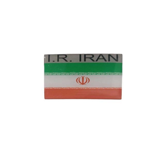 برچسب ژله ای خودرو آراکس یدک مدل AY-4693 طرح پرچم ایران 