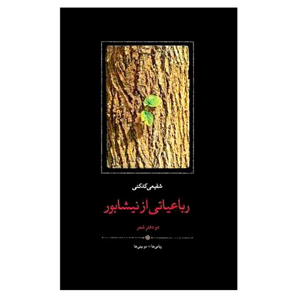 کتاب رباعیاتی از نیشابور دو دفتر شعر اثر شفیعی کدکنی انتشارات سخن