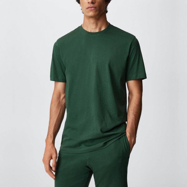 ست تی شرت و شلوارک مردانه مانگو مدل GE306SLEE