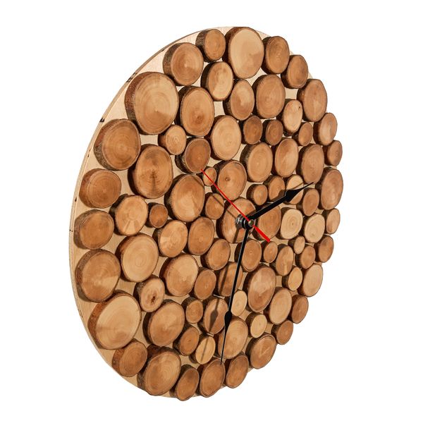ساعت دیواری چوبی مدل rustic