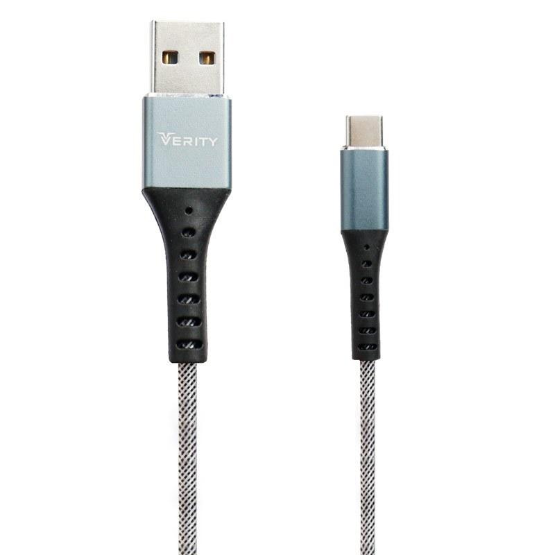 کابل USB به USB-C وریتی مدل CB 3132 T-B طول 1.3 متر