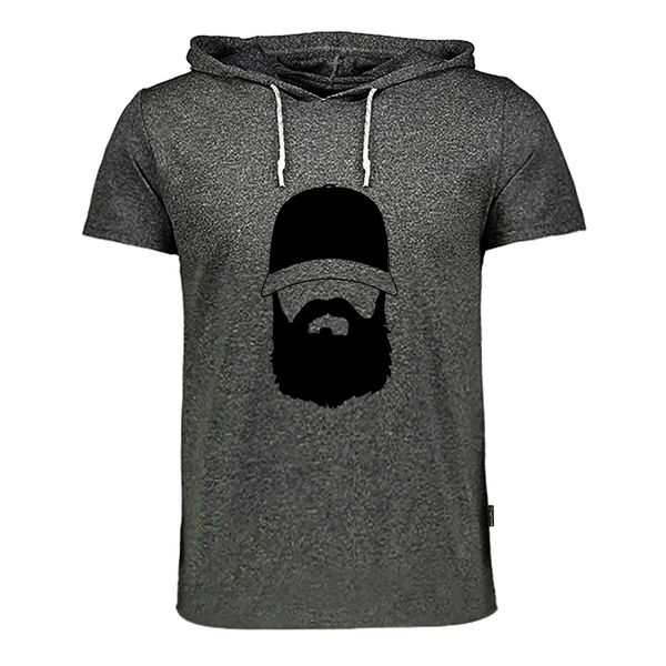 تی شرت کلاه دار مردانه به رسم مدل ریش
