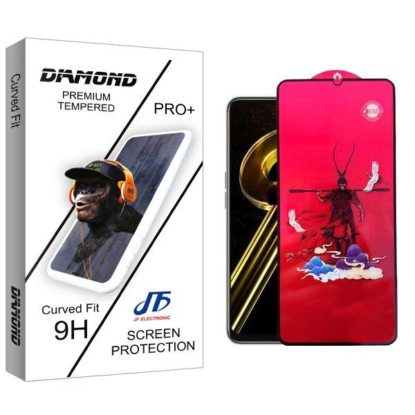محافظ صفحه نمایش جی اف مدل Diamond king مناسب برای گوشی موبایل ریلمی 9i 5G