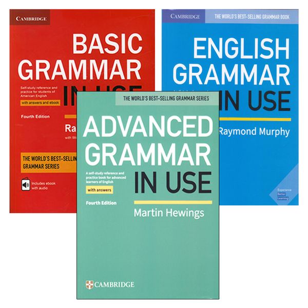 کتاب Grammar in use اثر جمعی از نویسندگان انتشارات الوندپویان 3 جلدی