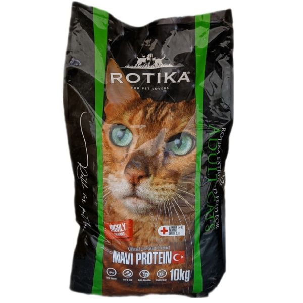غذای خشک گربه روتیکا مدل adult وزن 10 کیلوگرم