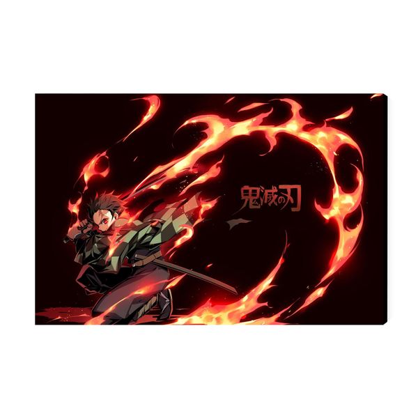 تابلو شاسی مدل انیمه شیطان کش Demon Slayer کد As2563