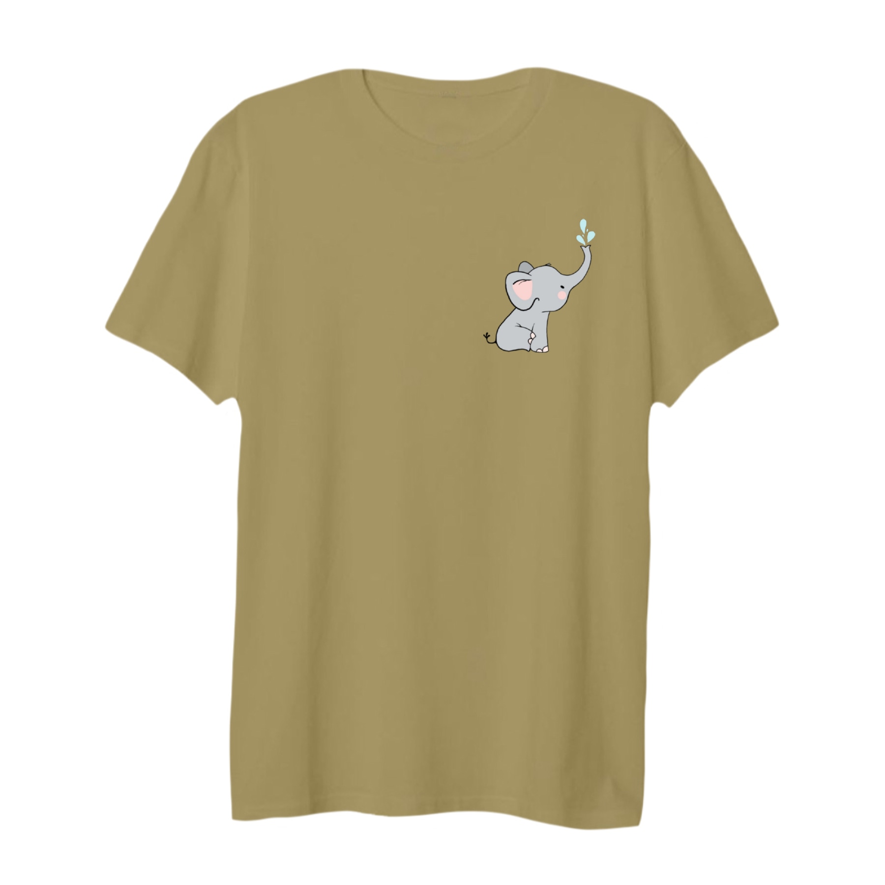 تی شرت لانگ زنانه مدل فیل کد ۸ رنگ کرم
