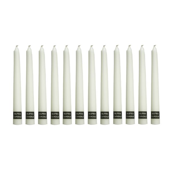 شمع آلفا طرح قلمی مدل 20cm بسته 12 عددی