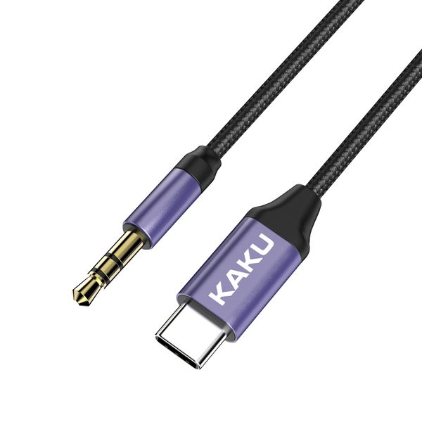 کابل تبدیل USB-C به AUX کاکو مدل KSC 427 طول 1 متر