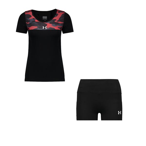 ست تی شرت و شلوارک ورزشی زنانه مدل ha710102-55
