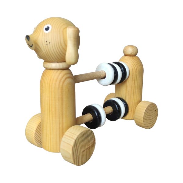 اسباب بازی چوبی مدل سگ شکم حلقه کد 011