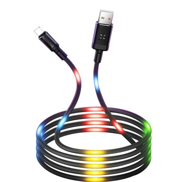 کابل تبدیل USB به لایتنینگ جوی روم مدل چراغ دار طول 1.2 متر