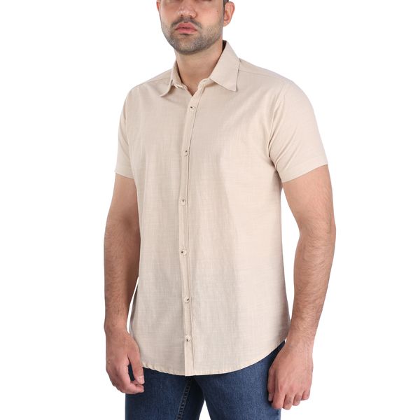 پیراهن آستین کوتاه مردانه لیبن از مدل ST-07