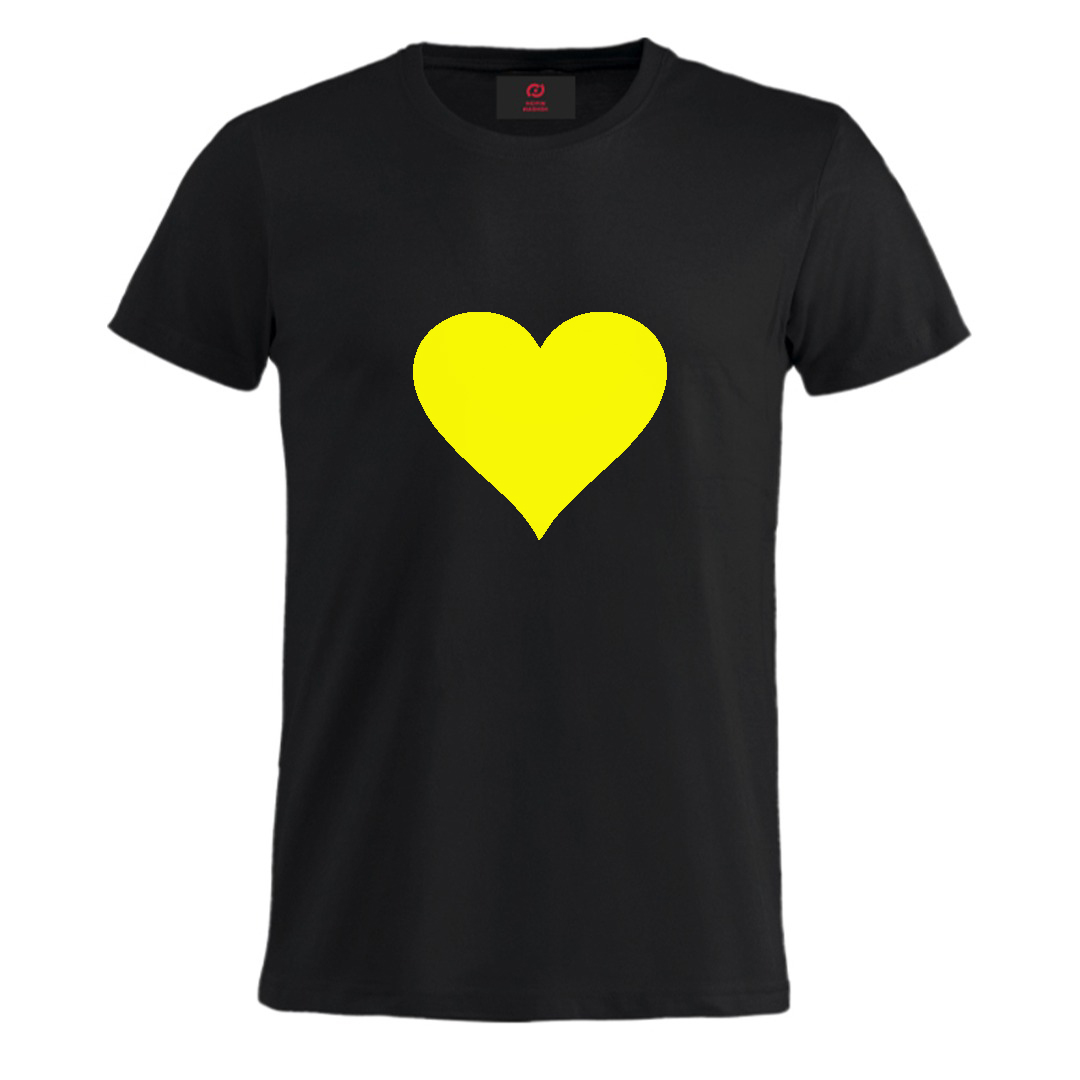 تی شرت آستین کوتاه زنانه نوین نقش مدل فانتزی طرح قلب کد 48153